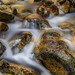 Cascades and rocks, La Barranca Valley, Sierra de Guadarrama National Park, Navacerrada, Madrid, Spain